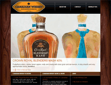 Tablet Screenshot of canadianwhisky.org